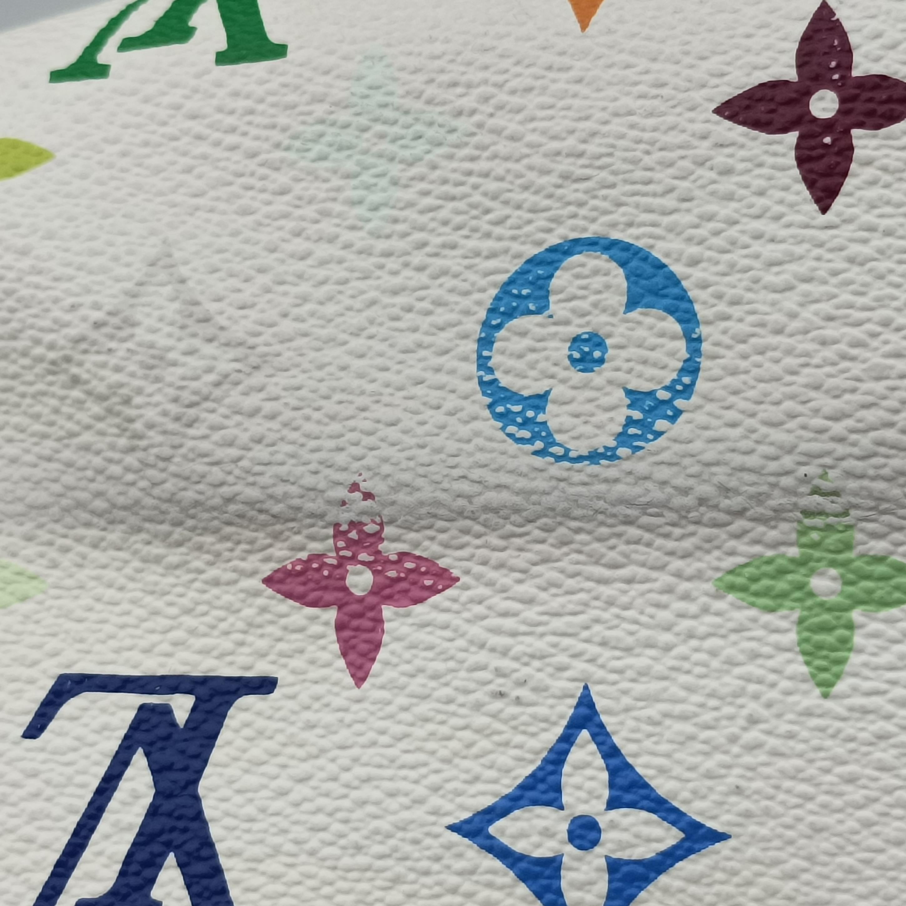 Pre-owned Louis Vuitton URSULA white Monogram Multicolor M40123 handbag | stylenewstar