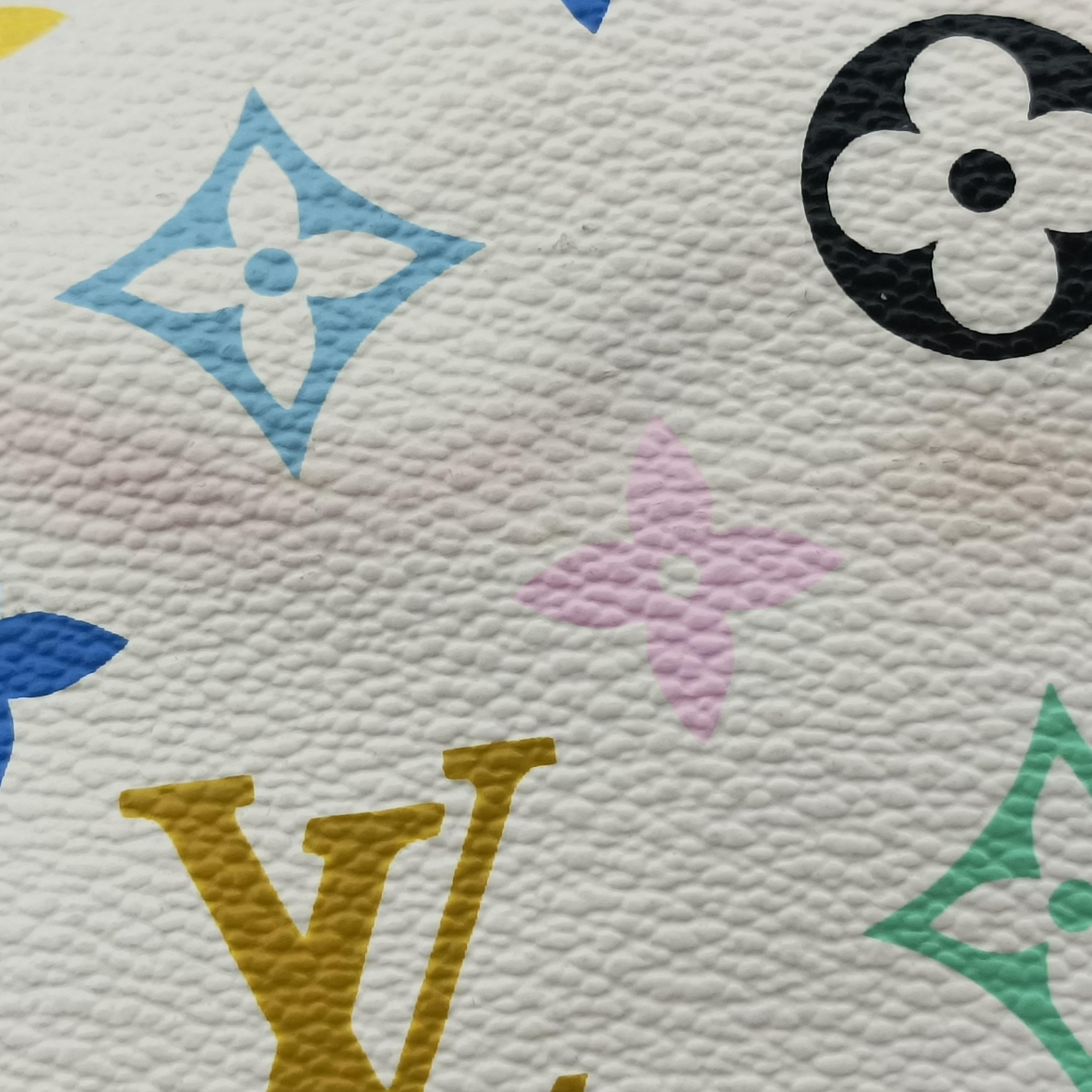 Pre-owned Louis Vuitton URSULA white Monogram Multicolor M40123 handbag | stylenewstar