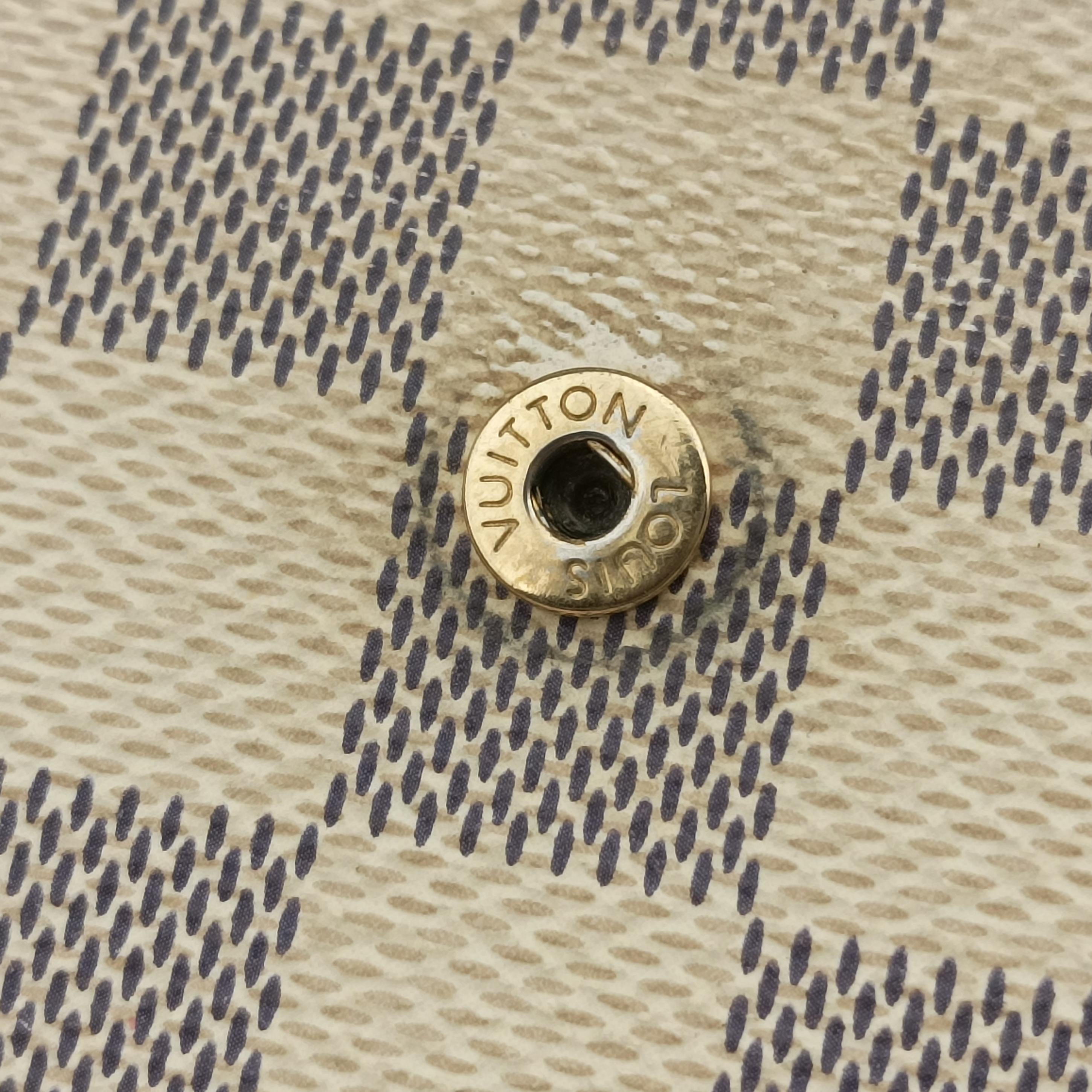 Pre-owned Louis Vuitton Pochette FéLICIE Azur Damier Canvas N63106 shoulderbag | stylenewstar