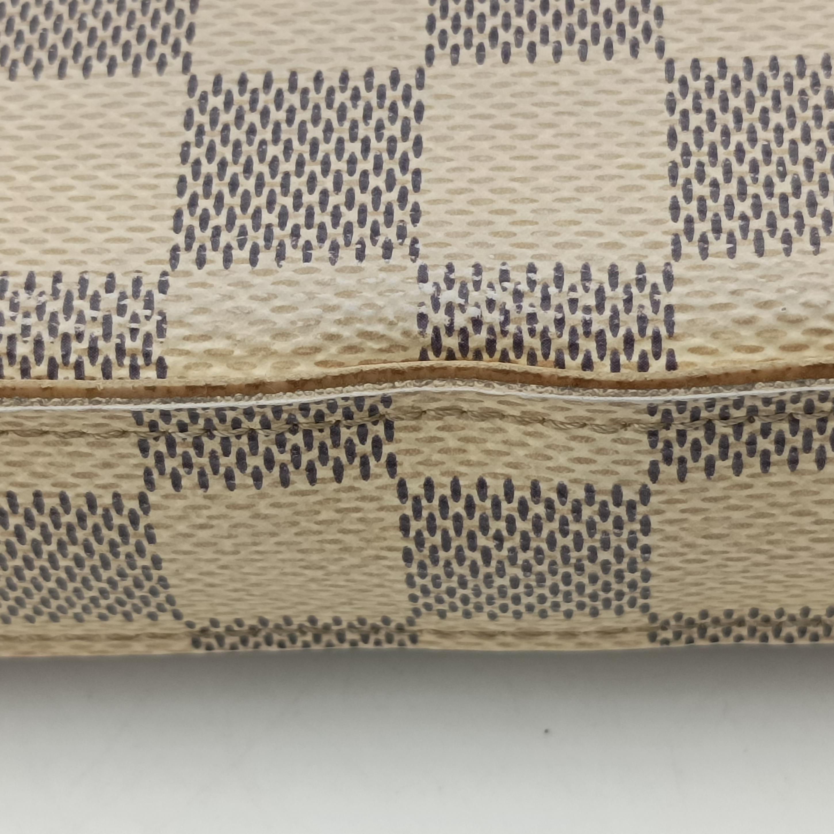 Pre-owned Louis Vuitton Pochette FéLICIE Azur Damier Canvas N63106 shoulderbag | stylenewstar