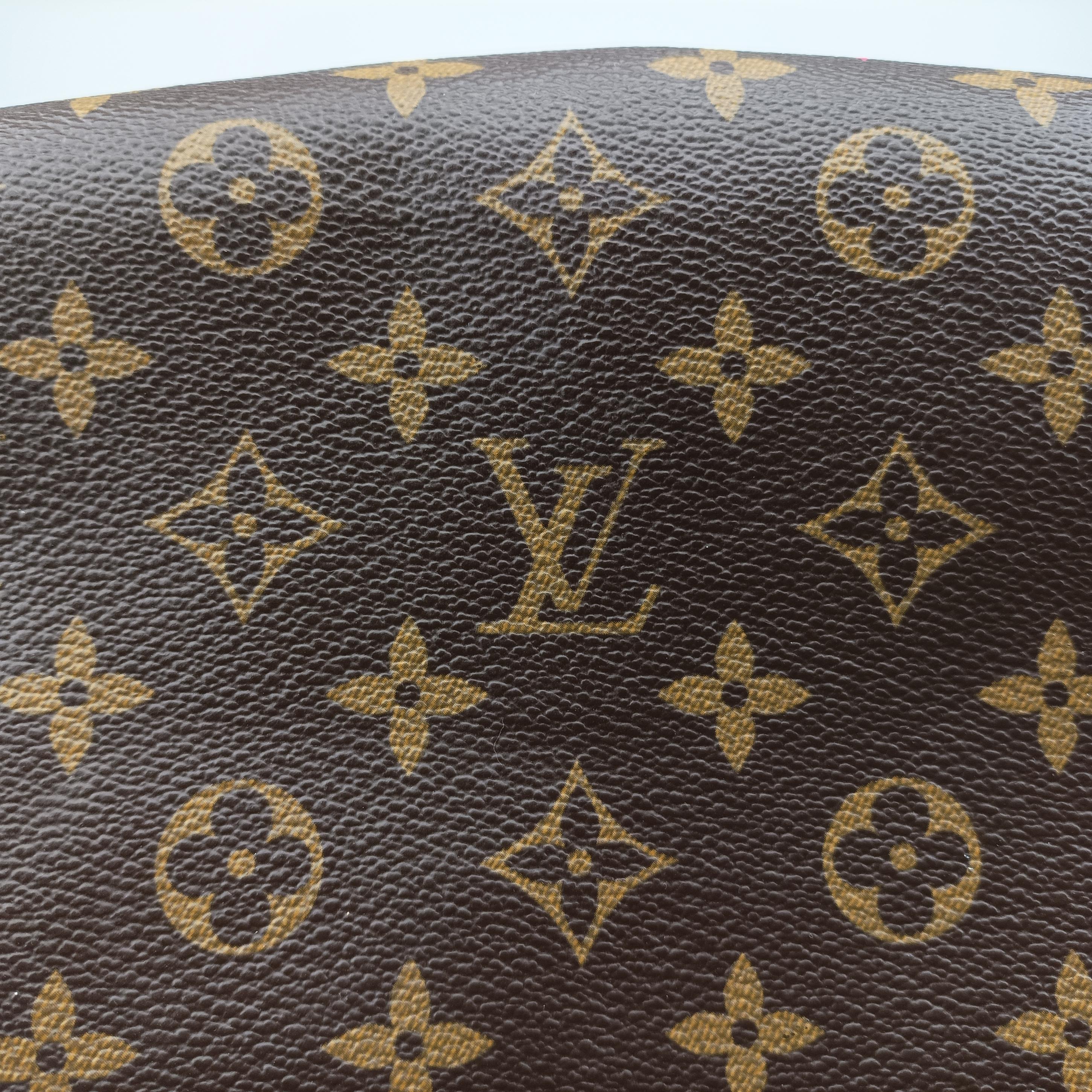 Pre-owned Louis Vuitton Speedy 30 Grenade V brown×pink Monogram Canvas M41533 handbag | stylenewstar