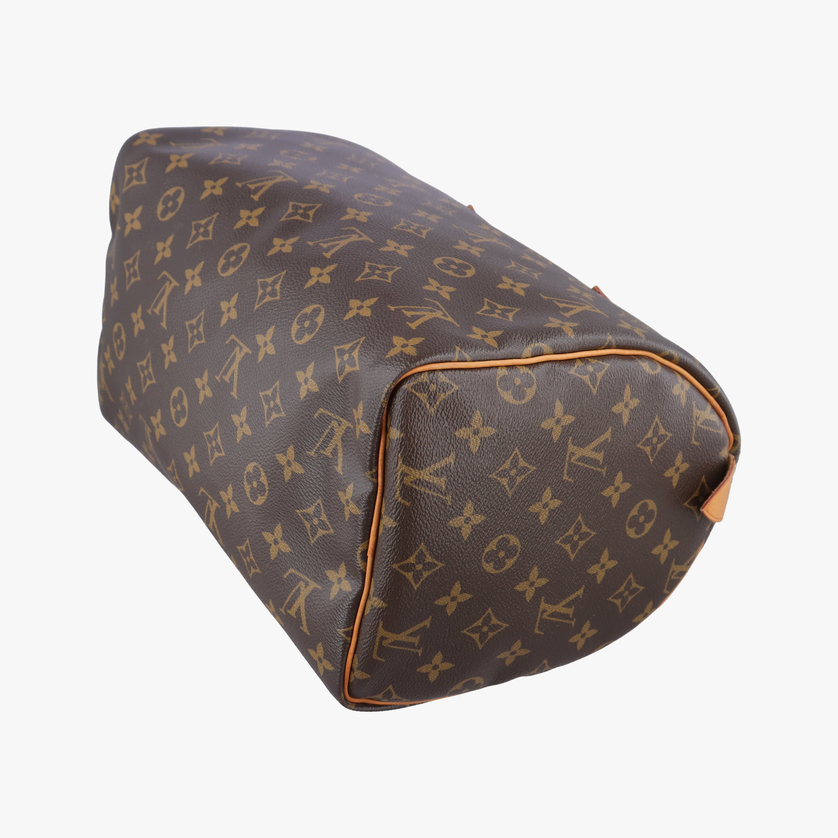 Pre-owned Louis Vuitton Speedy 30 Grenade V brown×pink Monogram Canvas M41533 handbag | stylenewstar