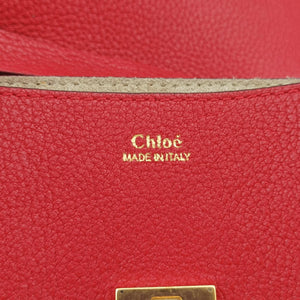 Pre-owned Chloe DREW Red Leather  shoulderbag | stylenewstar