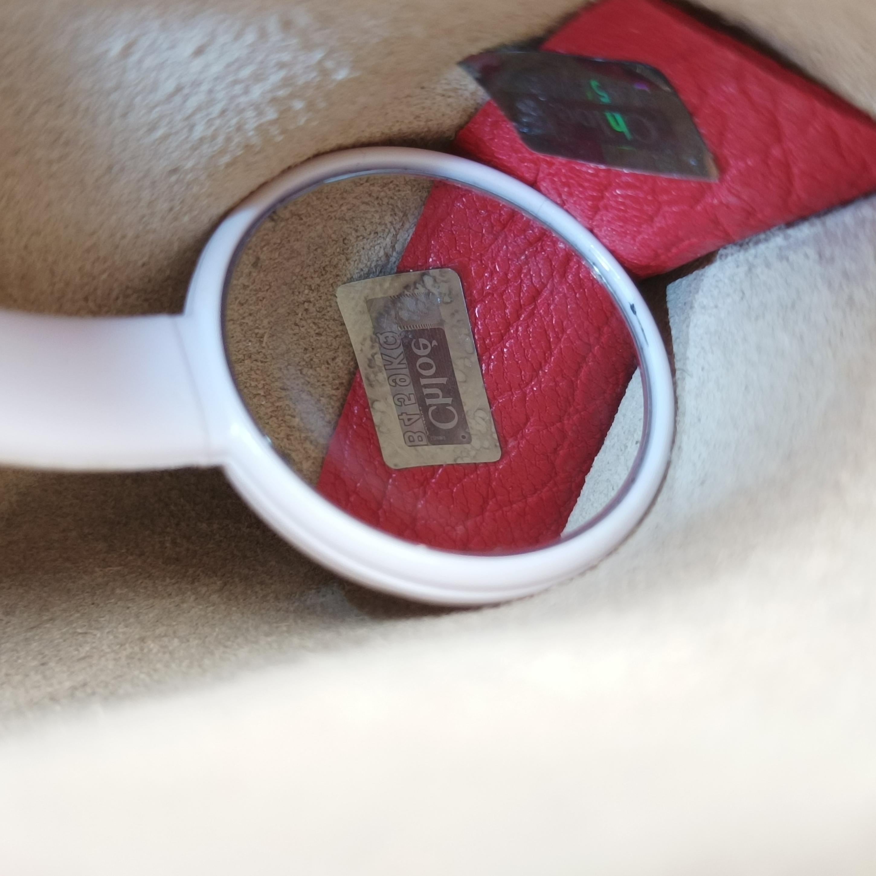 Pre-owned Chloe DREW Red Leather  shoulderbag | stylenewstar