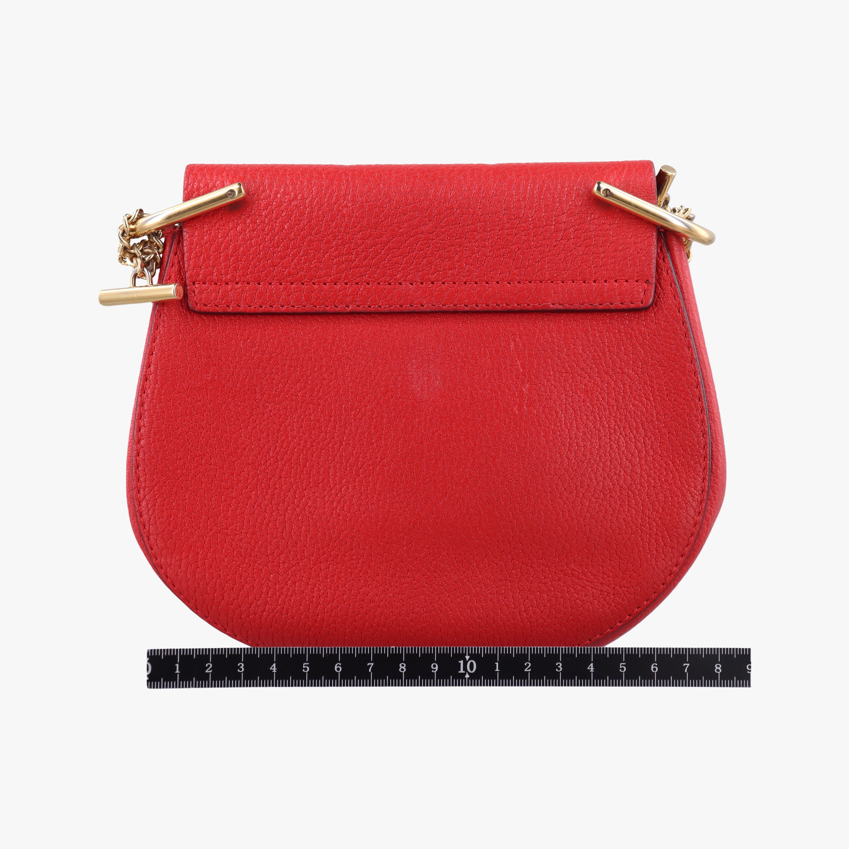 Pre-owned Chloe DREW Red Leather  shoulderbag | stylenewstar