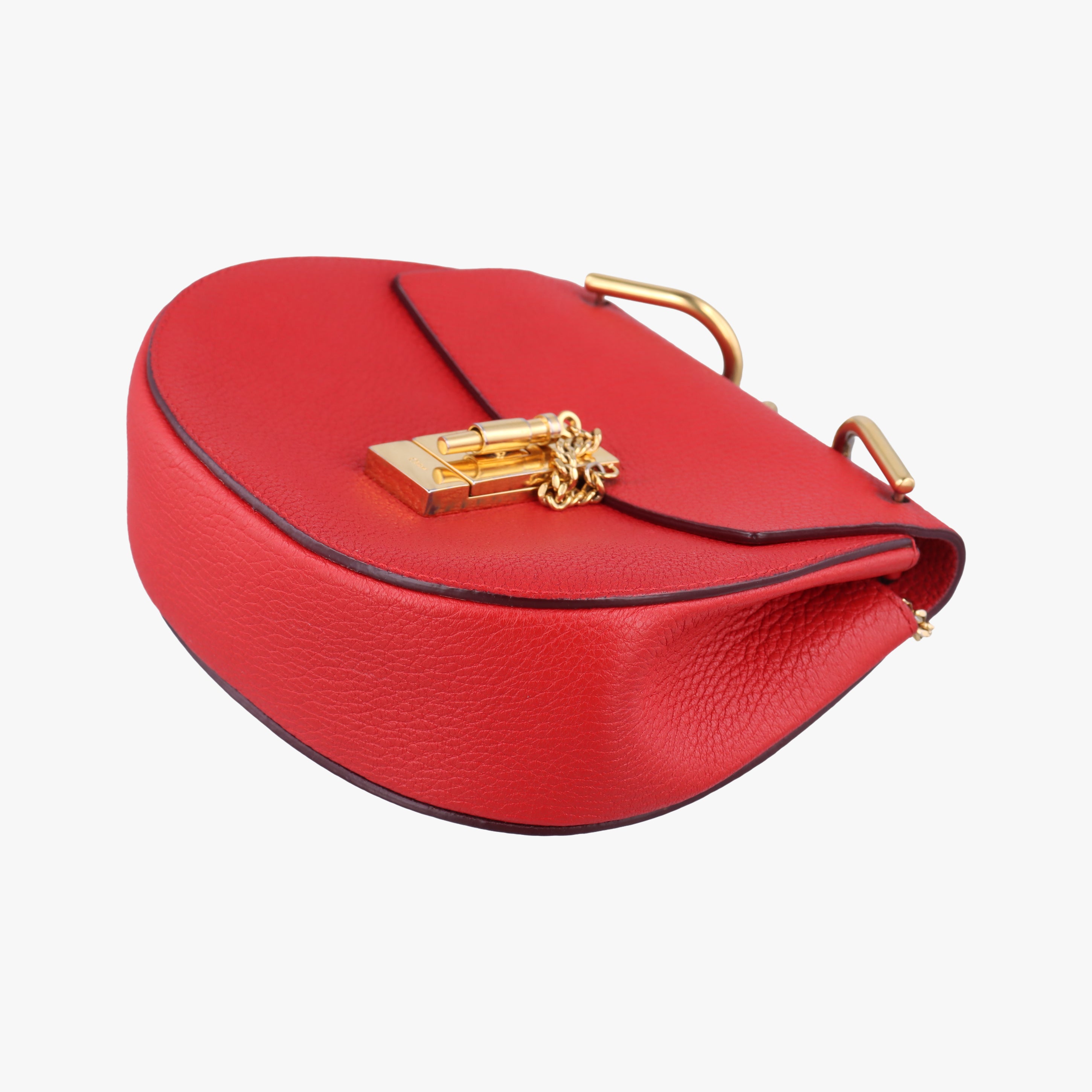Pre-owned Chloe DREW Red Leather  shoulderbag | stylenewstar