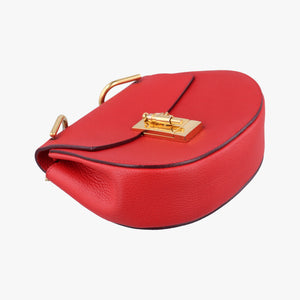 Pre-owned Chloe DREW Red Leather  shoulderbag | stylenewstar