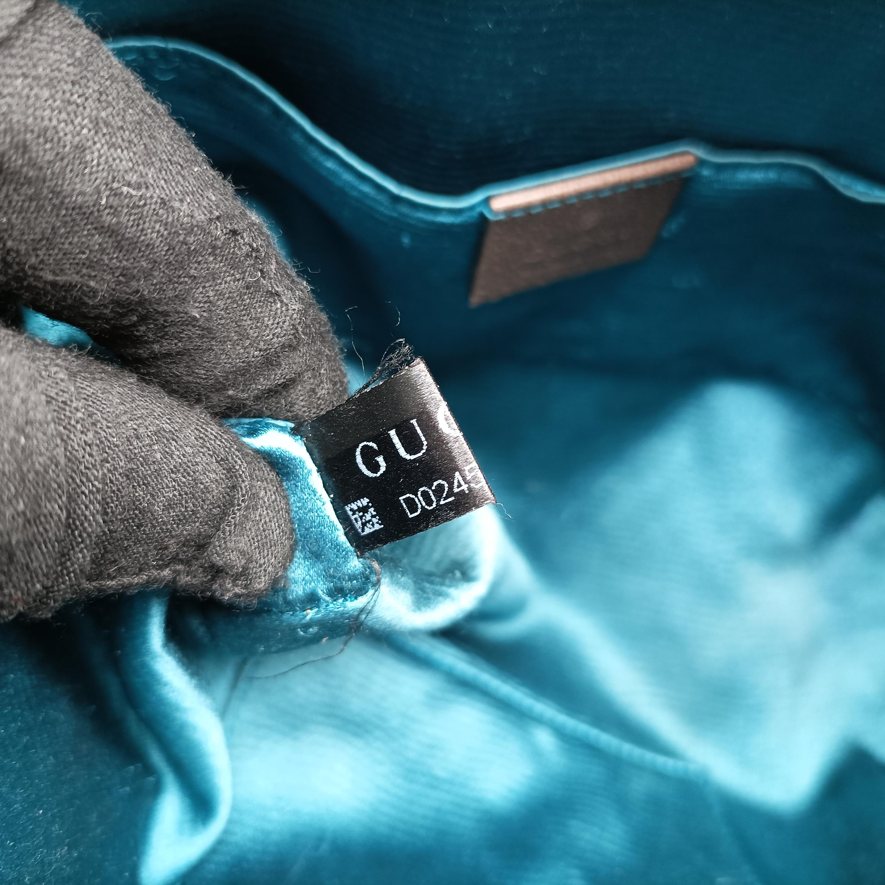 Vintage Gucci Ophidia Brown x Red x Green PVC coated canvas 499621 shoulderbag | stylenewstar