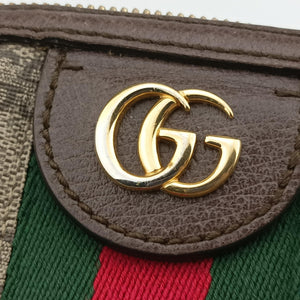 Vintage Gucci Ophidia Brown x Red x Green PVC coated canvas 499621 shoulderbag | stylenewstar