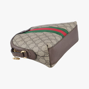 Vintage Gucci Ophidia Brown x Red x Green PVC coated canvas 499621 shoulderbag | stylenewstar