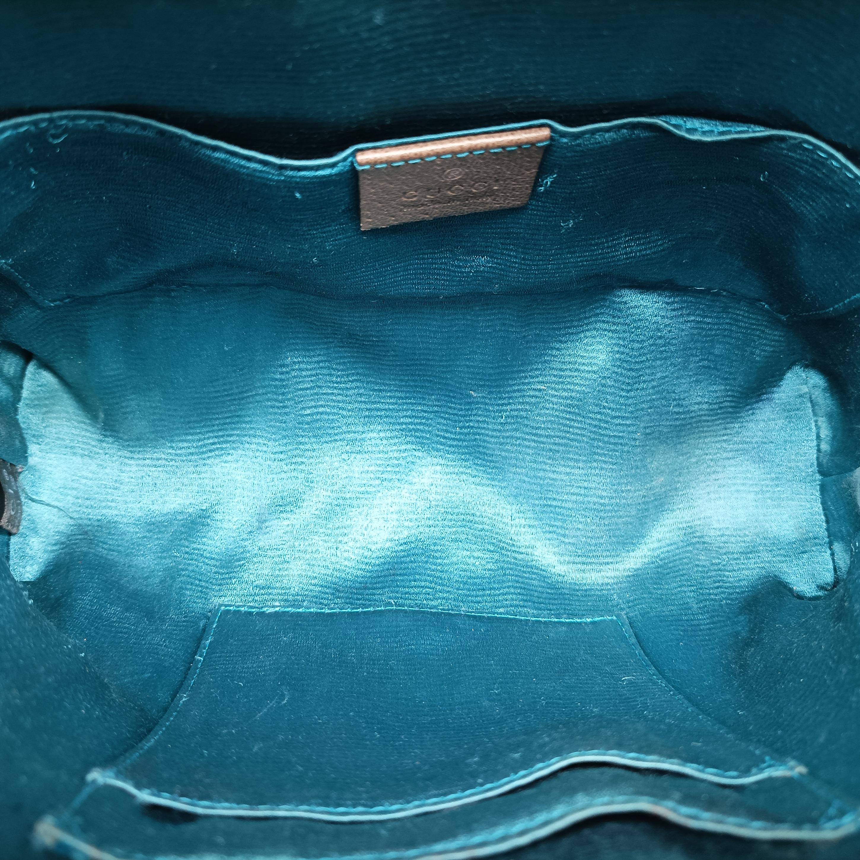 Vintage Gucci Ophidia Brown x Red x Green PVC coated canvas 499621 shoulderbag | stylenewstar