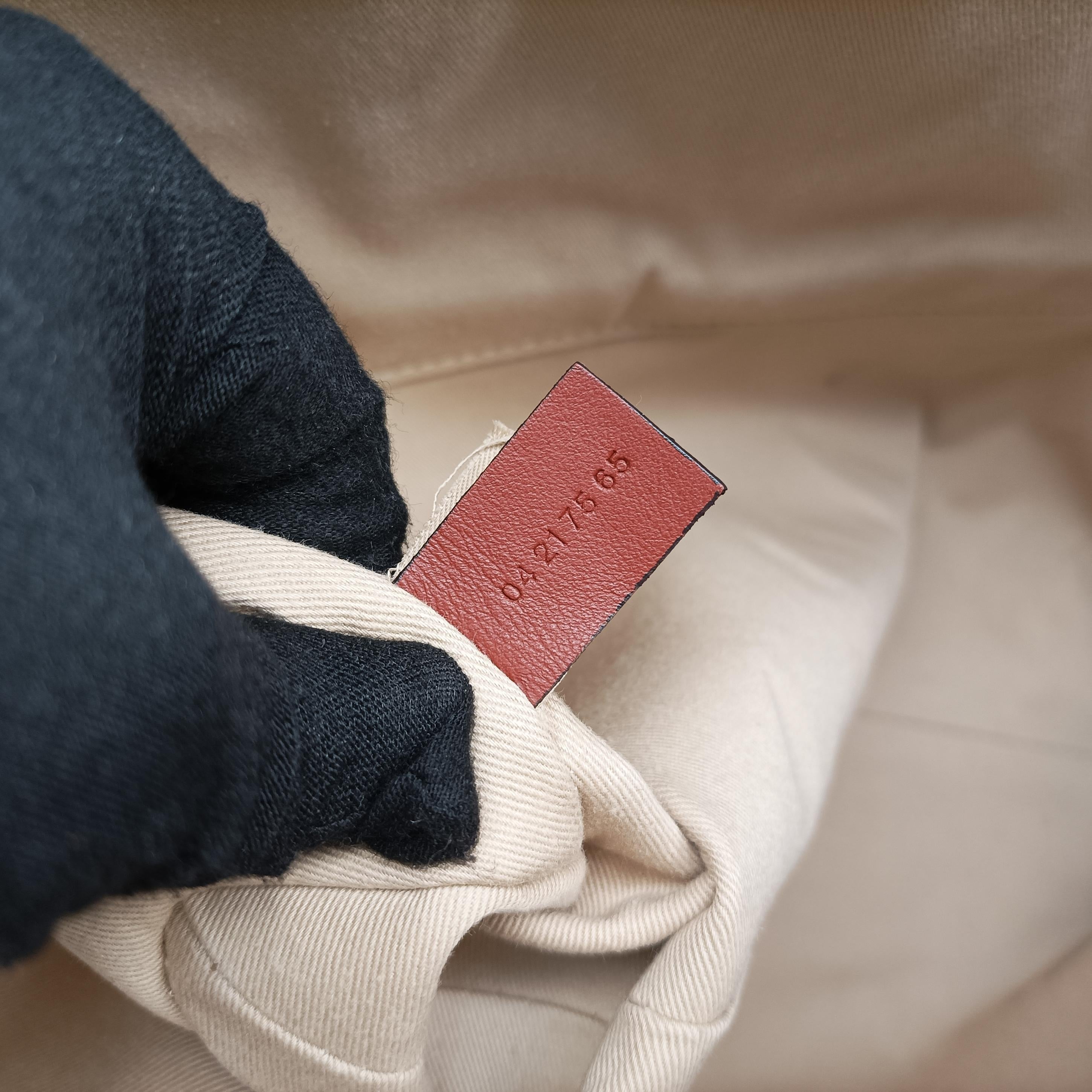 Pre-owned Chloe Woody Beige x Brown x Black canvas  handbag | stylenewstar