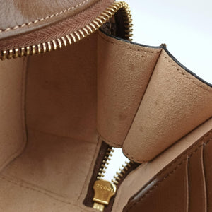 Pre-owned Gucci Interlocking G Brown PVC coated canvas 671674 shoulderbag | stylenewstar