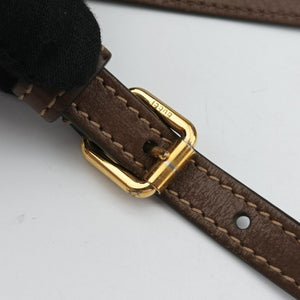 Pre-owned Gucci Interlocking G Brown PVC coated canvas 671674 shoulderbag | stylenewstar