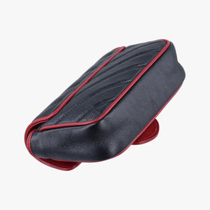 Pre-owned Gucci GG Marmont Black×Red Leather 574969 shoulderbag | stylenewstar