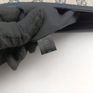 Pre-owned Gucci GG Supreme Grey PVC coated canvas 388924 shoulderbag | stylenewstar