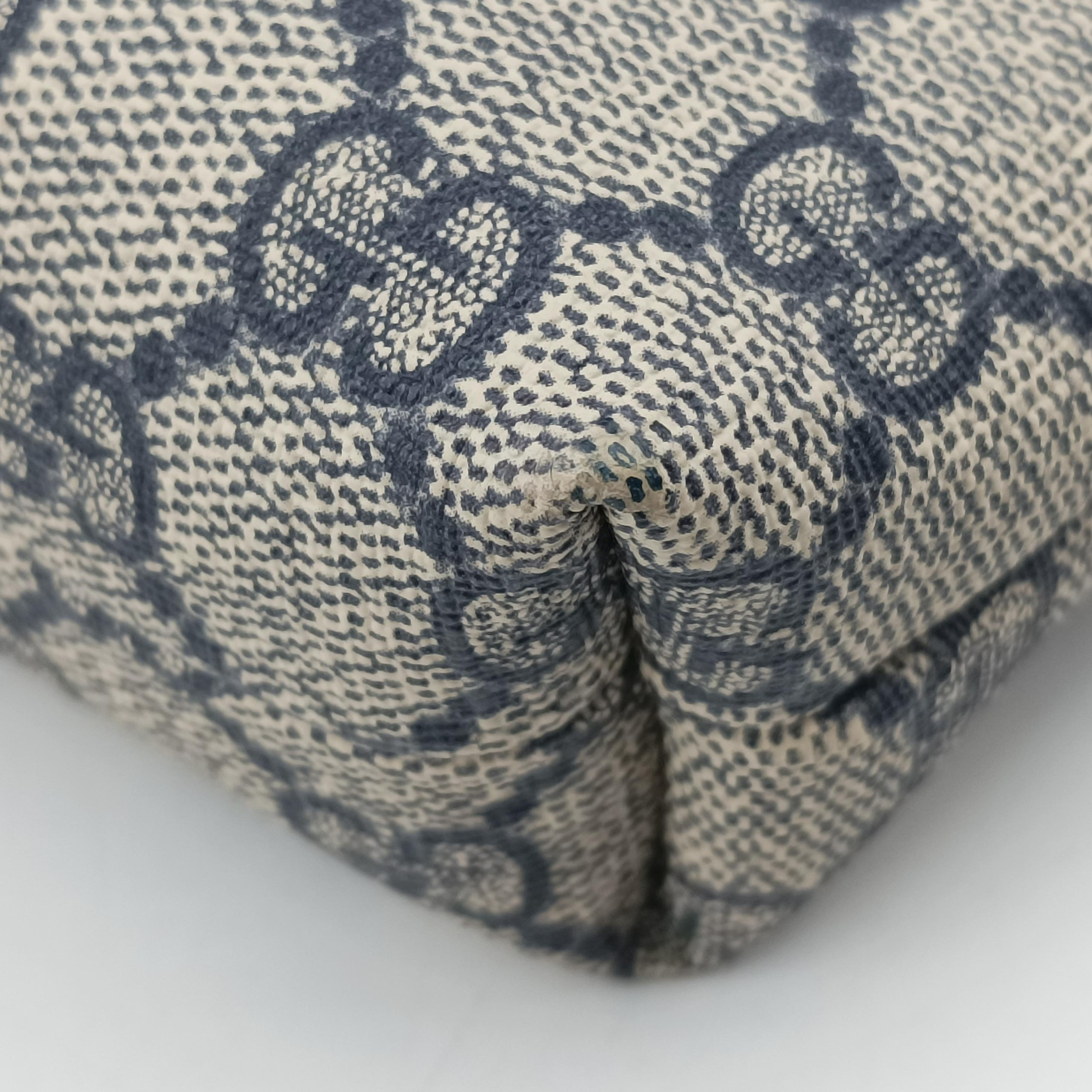 Pre-owned Gucci GG Supreme Grey PVC coated canvas 388924 shoulderbag | stylenewstar