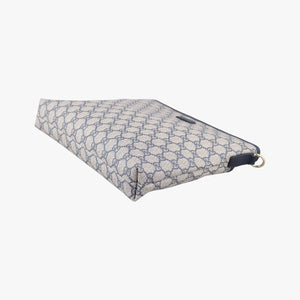 Pre-owned Gucci GG Supreme Grey PVC coated canvas 388924 shoulderbag | stylenewstar