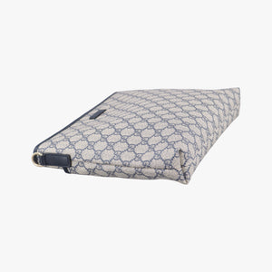 Pre-owned Gucci GG Supreme Grey PVC coated canvas 388924 shoulderbag | stylenewstar