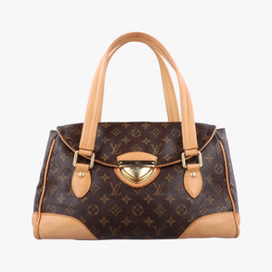 Pre-owned Louis Vuitton Beverly GM brown Monogram Canvas M40120 shoulderbag | stylenewstar
