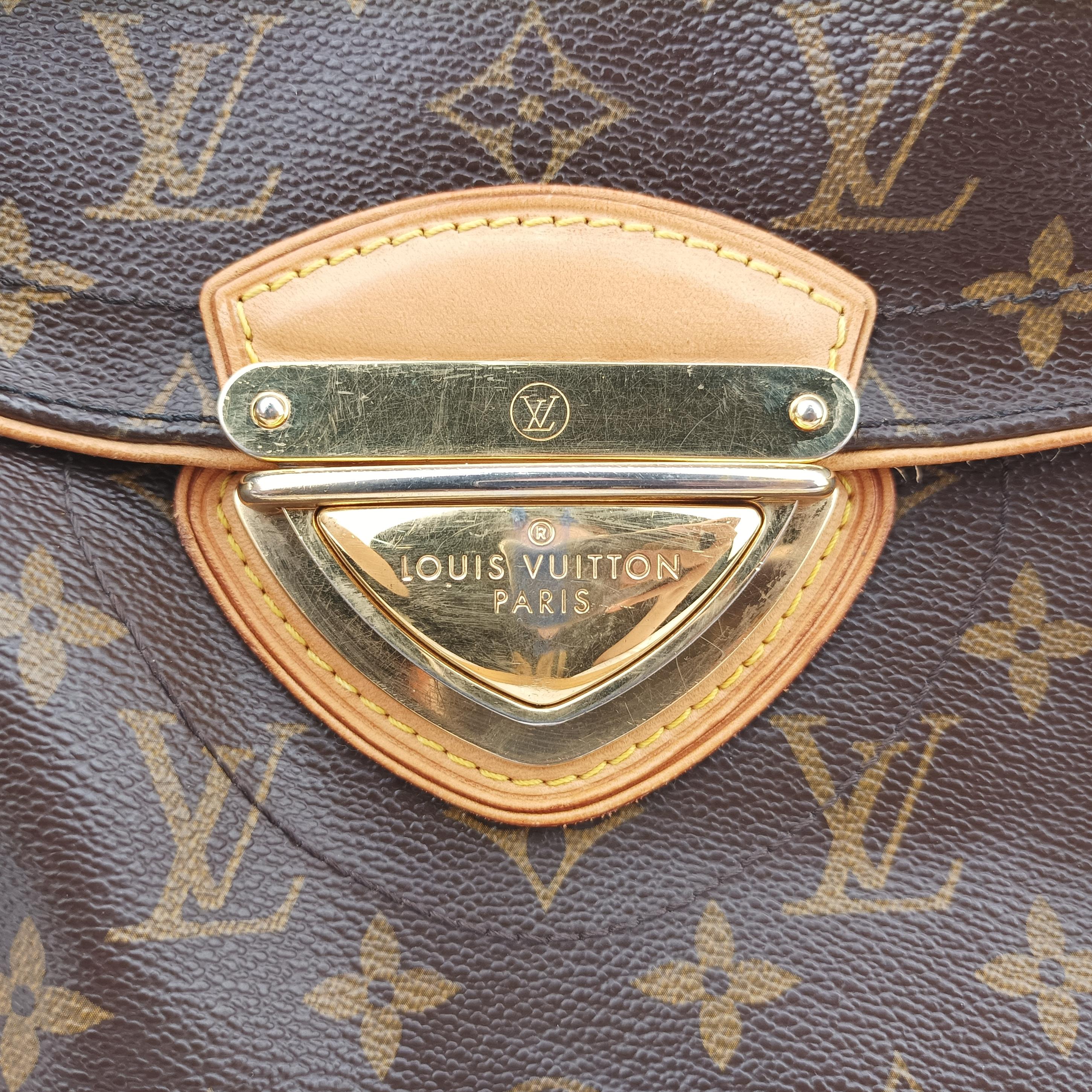 Pre-owned Louis Vuitton Beverly GM brown Monogram Canvas M40120 shoulderbag | stylenewstar