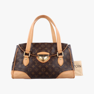 Pre-owned Louis Vuitton Beverly GM brown Monogram Canvas M40120 shoulderbag | stylenewstar