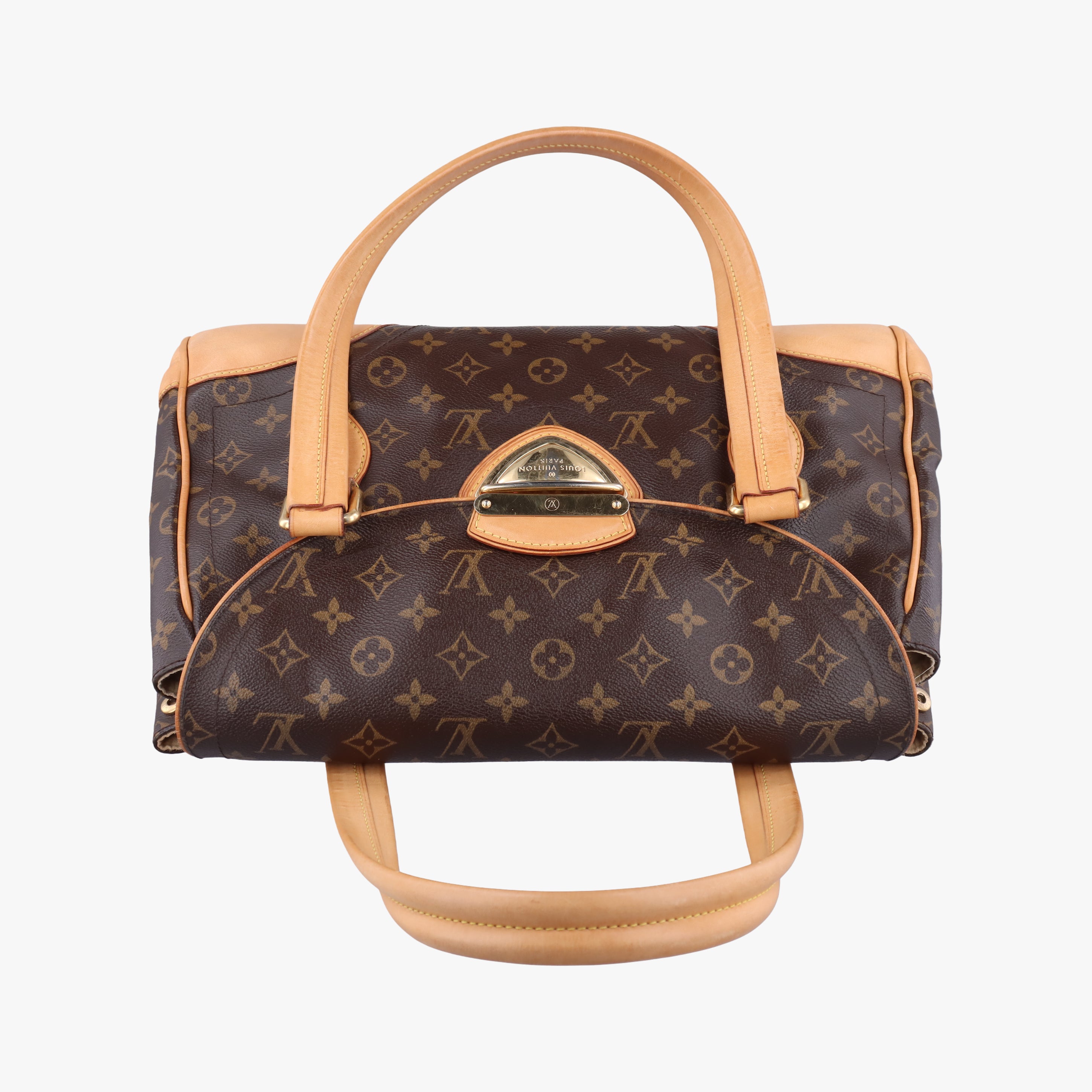 Pre-owned Louis Vuitton Beverly GM brown Monogram Canvas M40120 shoulderbag | stylenewstar