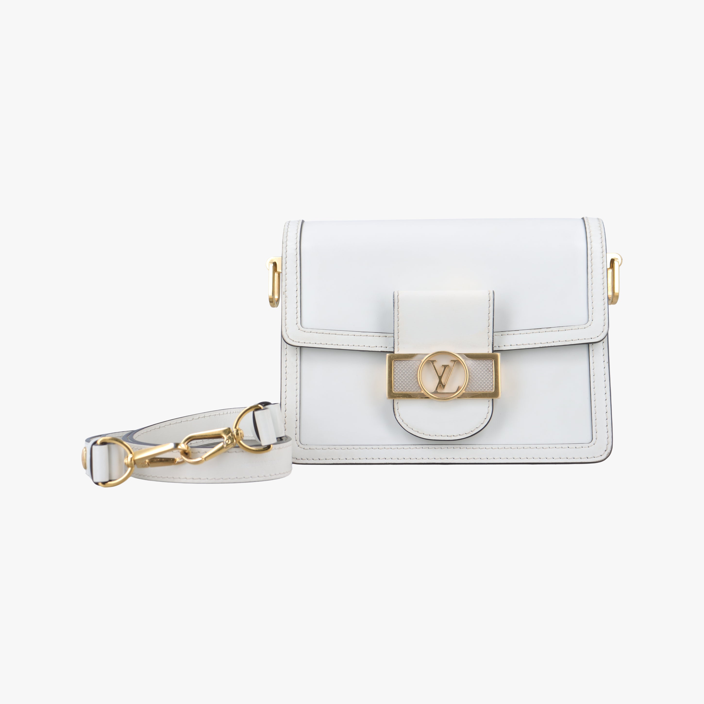 Secondhand Louis Vuitton Dauphine NV MINI Snow epi M55963 shoulderbag | stylenewstar