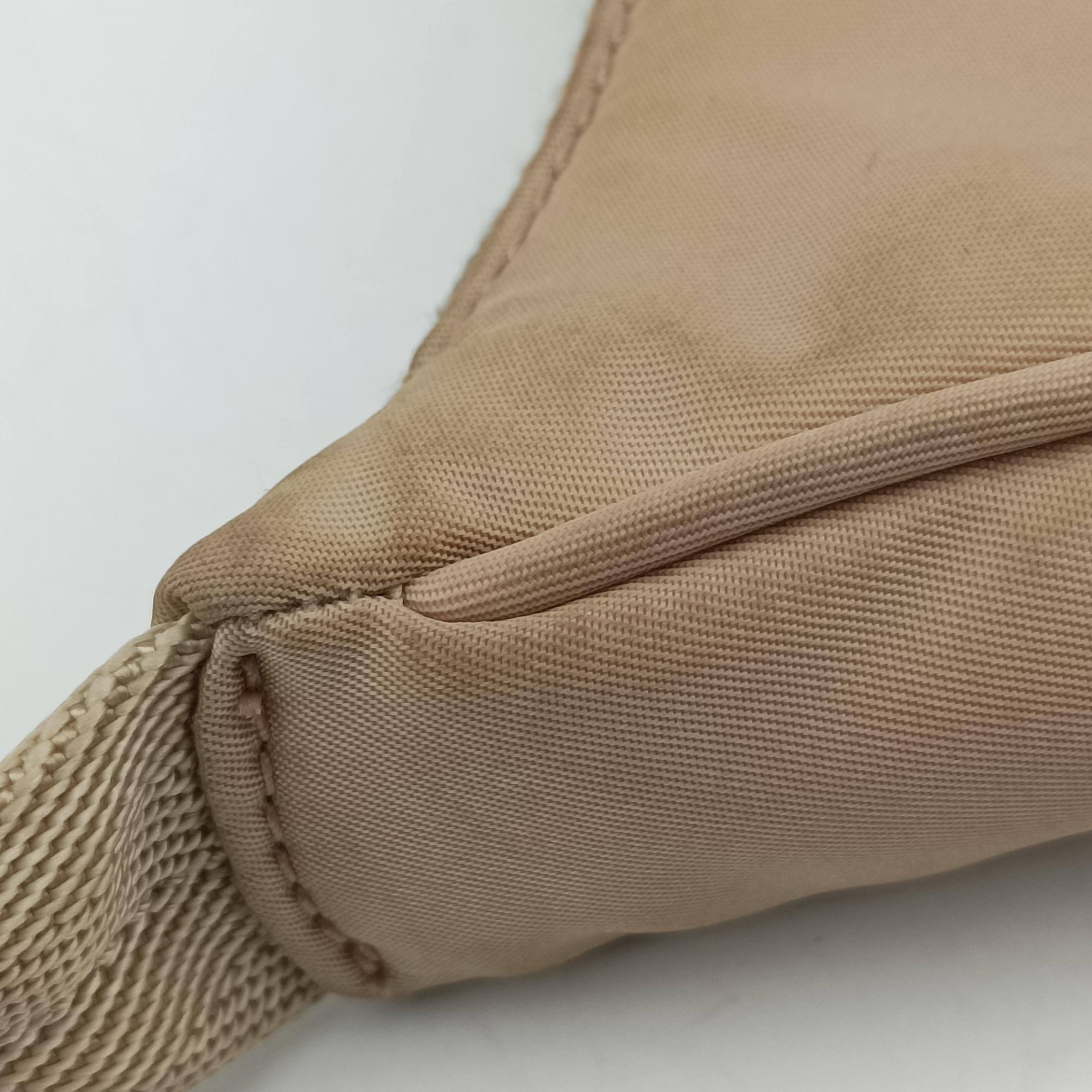 Pre-owned Prada Re-Edition 2005 Re-Nylon Bag Beige nylon 1BH204 handbag | stylenewstar