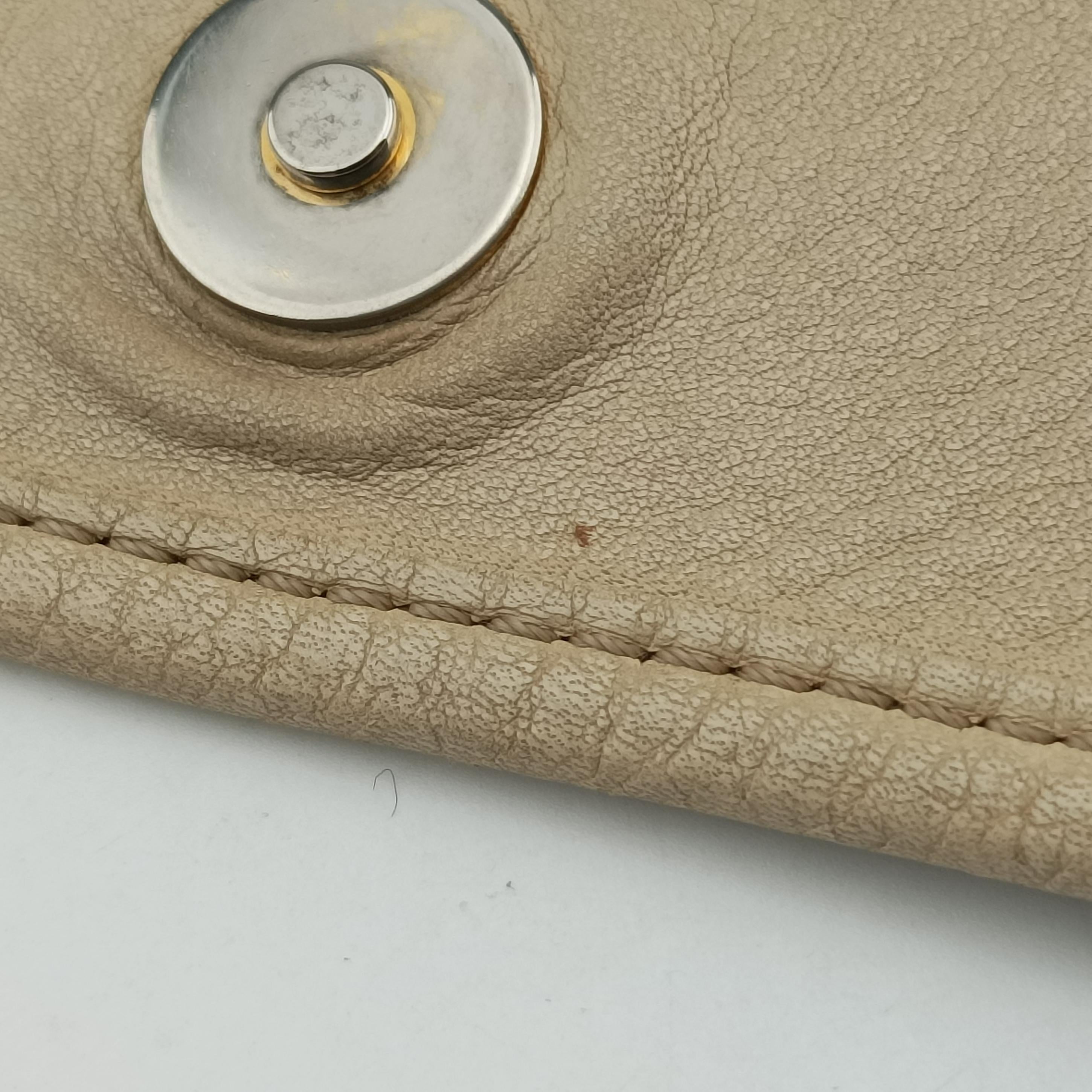 Pre-owned Loewe Anagram Brown×white Suede × leather  shoulderbag | stylenewstar