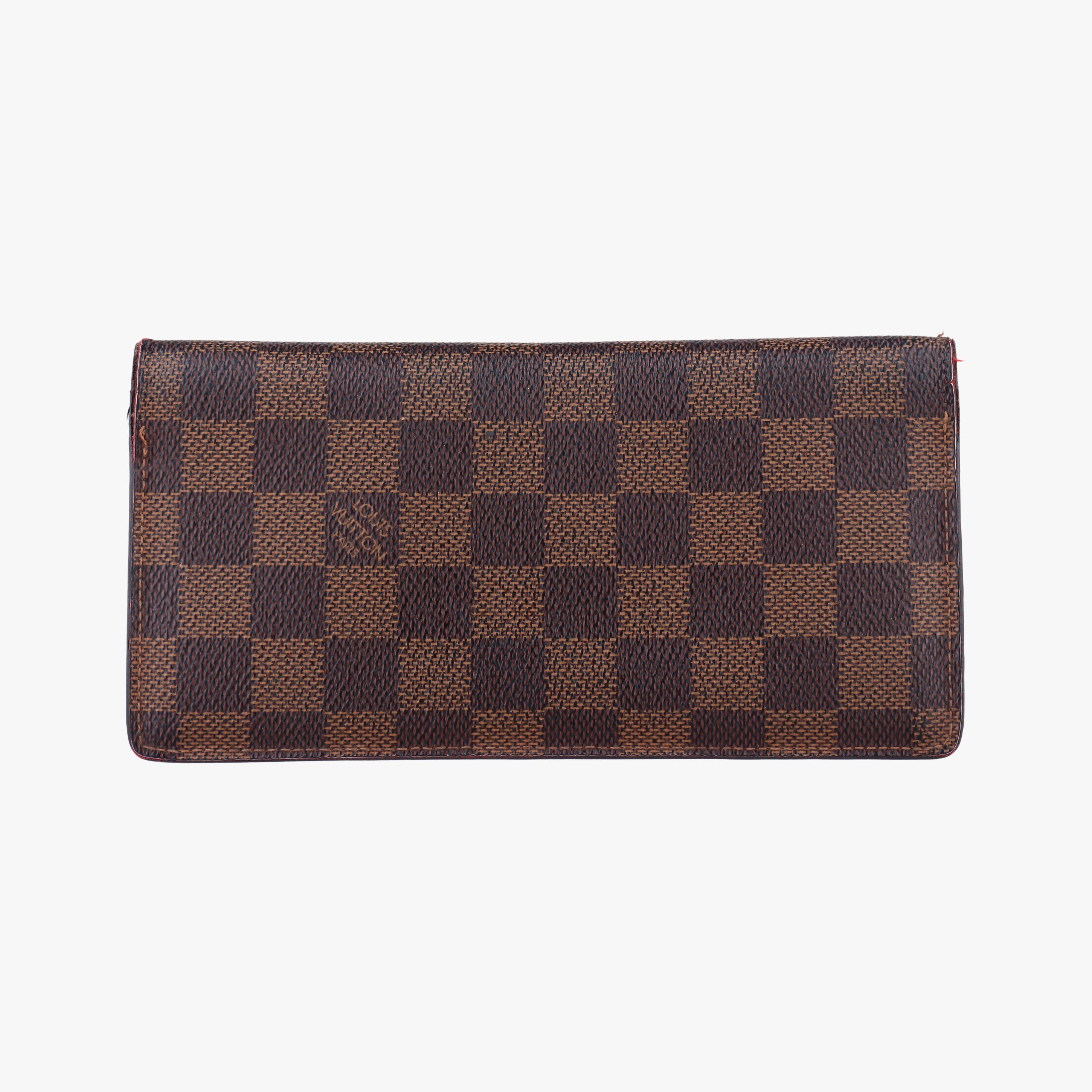 Pre-owned Louis Vuitton Damier Portefeuille Brazza Bifold EBENE Damier Canvas N60017 long-wallet | stylenewstar