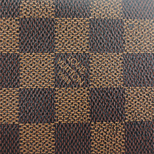 Pre-owned Louis Vuitton Damier Portefeuille Brazza Bifold EBENE Damier Canvas N60017 long-wallet | stylenewstar