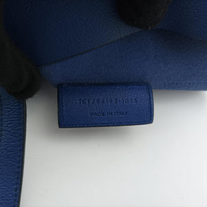 Vintage Yves Saint Laurent Shopper Blue Leather 394195 handbag | stylenewstar