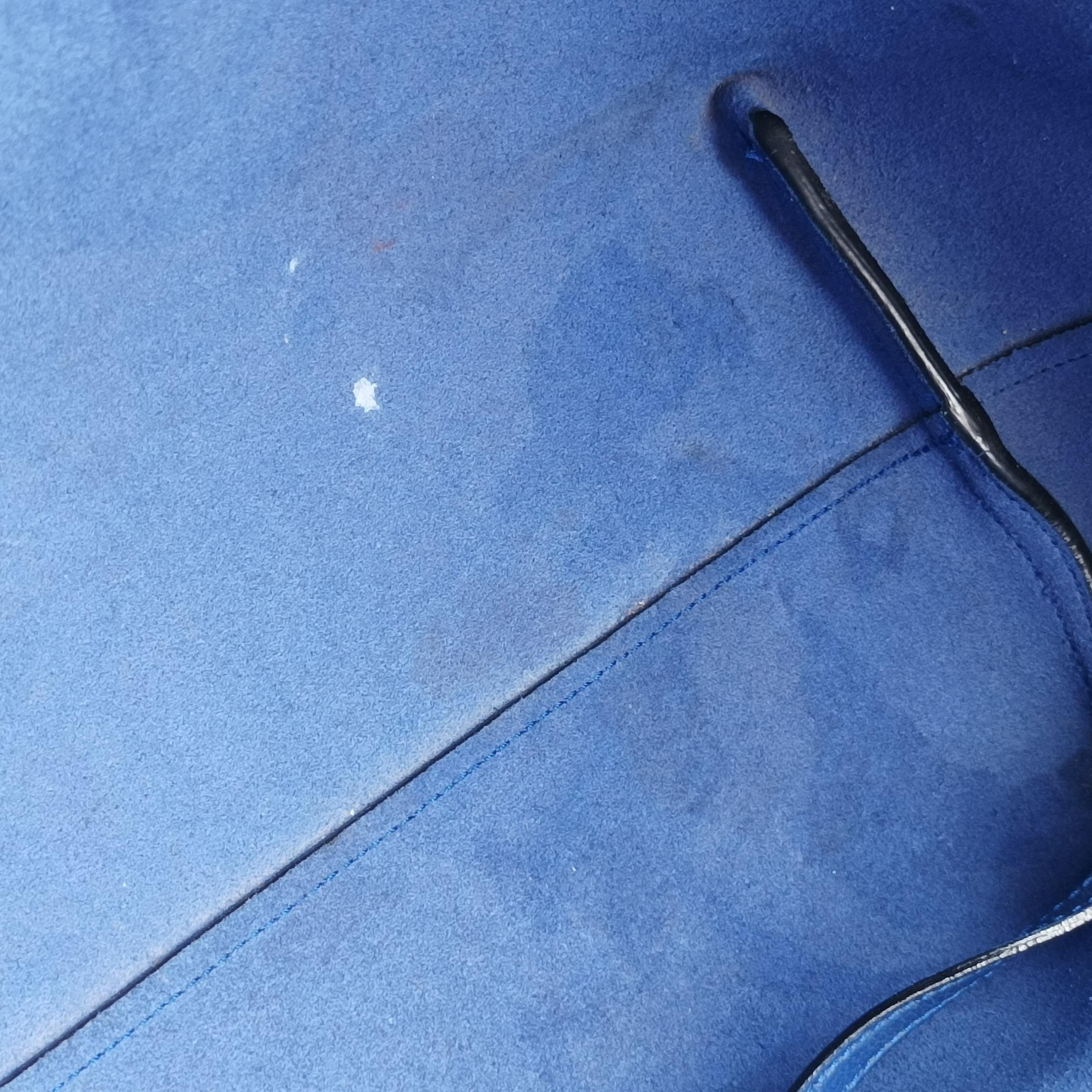 Vintage Yves Saint Laurent Shopper Blue Leather 394195 handbag | stylenewstar