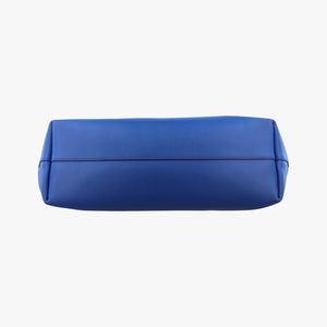 Vintage Yves Saint Laurent Shopper Blue Leather 394195 handbag | stylenewstar