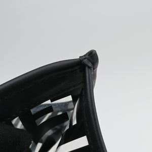 Pre-owned Fendi Kan I F Black PVC Coated Canvas 8BT284 shoulderbag | stylenewstar