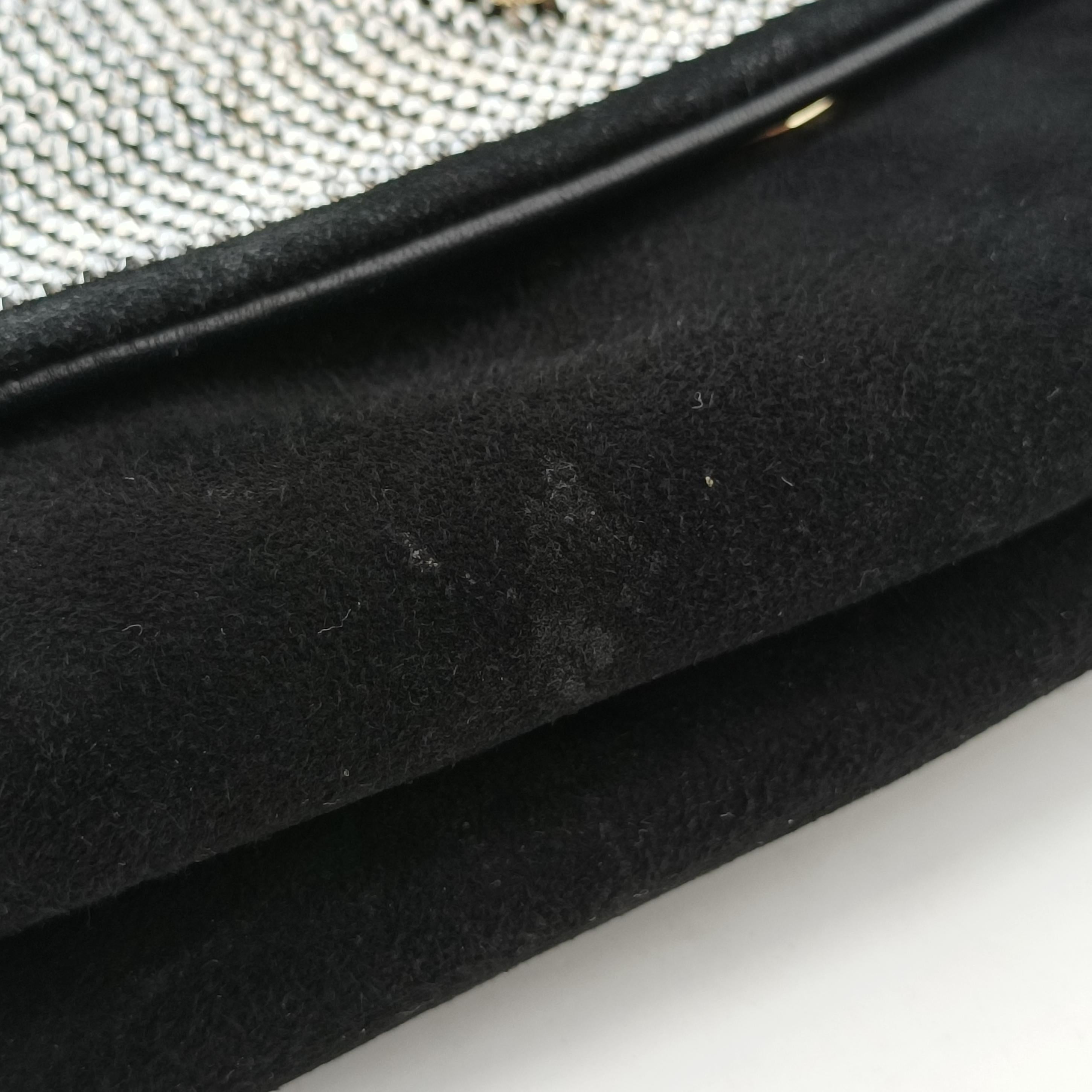 Pre-owned VERSACE medusa Black Leather  shoulderbag | stylenewstar