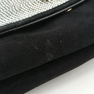 Pre-owned VERSACE medusa Black Leather  shoulderbag | stylenewstar