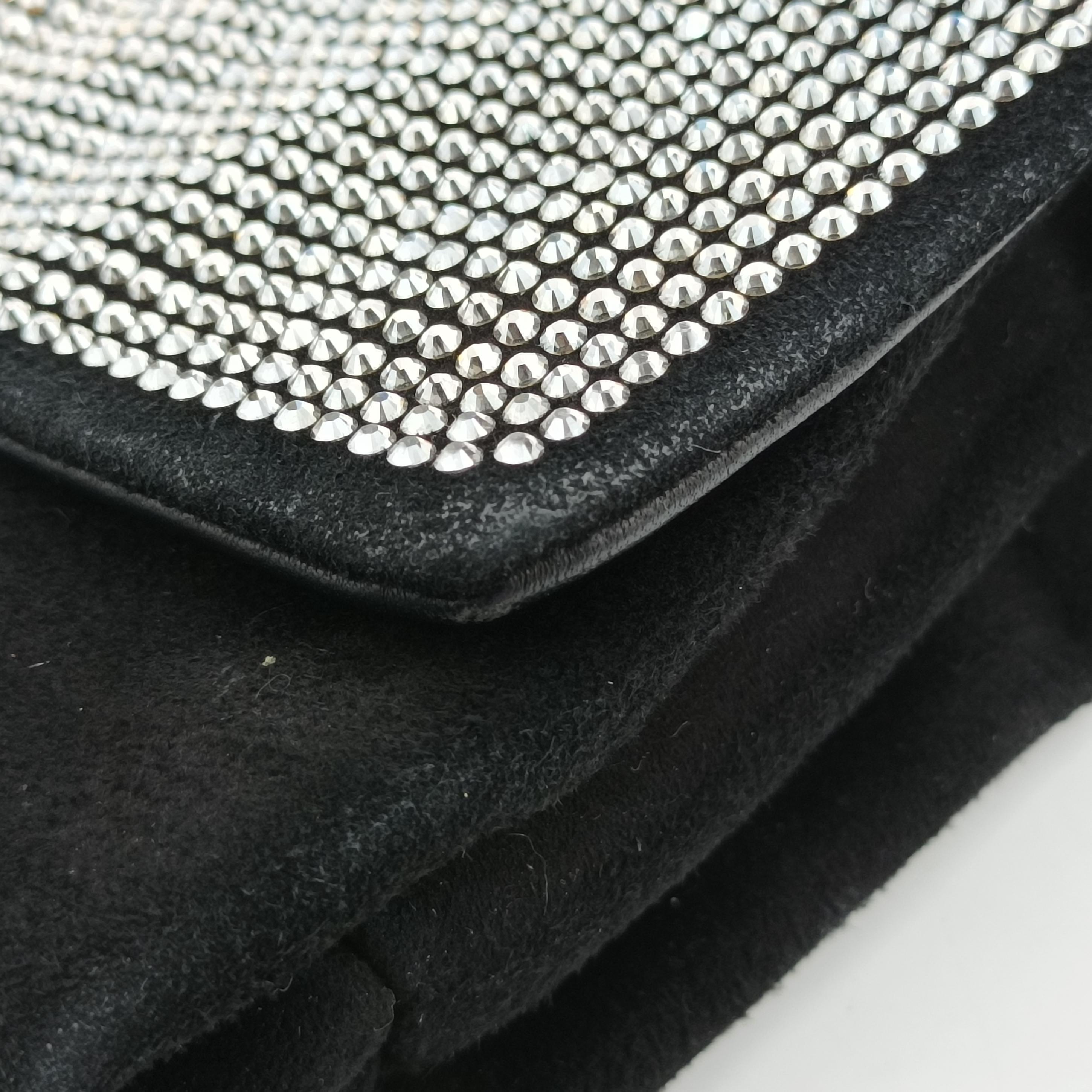 Pre-owned VERSACE medusa Black Leather  shoulderbag | stylenewstar