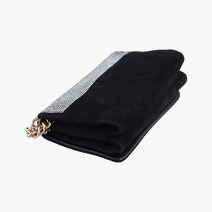 Pre-owned VERSACE medusa Black Leather  shoulderbag | stylenewstar