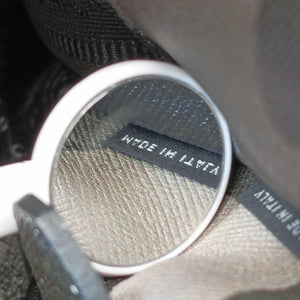 Pre-owned Prada Triangle plate logo Gray×Multicolour SAFFIANO Leather B2625P shoulderbag | stylenewstar