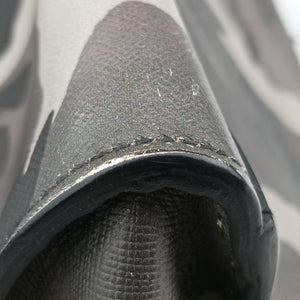 Pre-owned Prada Triangle plate logo Gray×Multicolour SAFFIANO Leather B2625P shoulderbag | stylenewstar