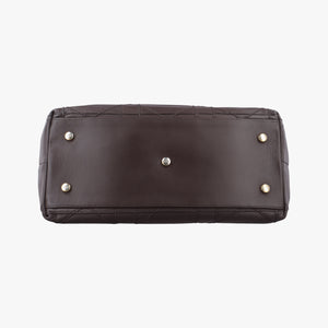 Pre-owned Christian Dior Granville Brown lambskin  shoulderbag | stylenewstar