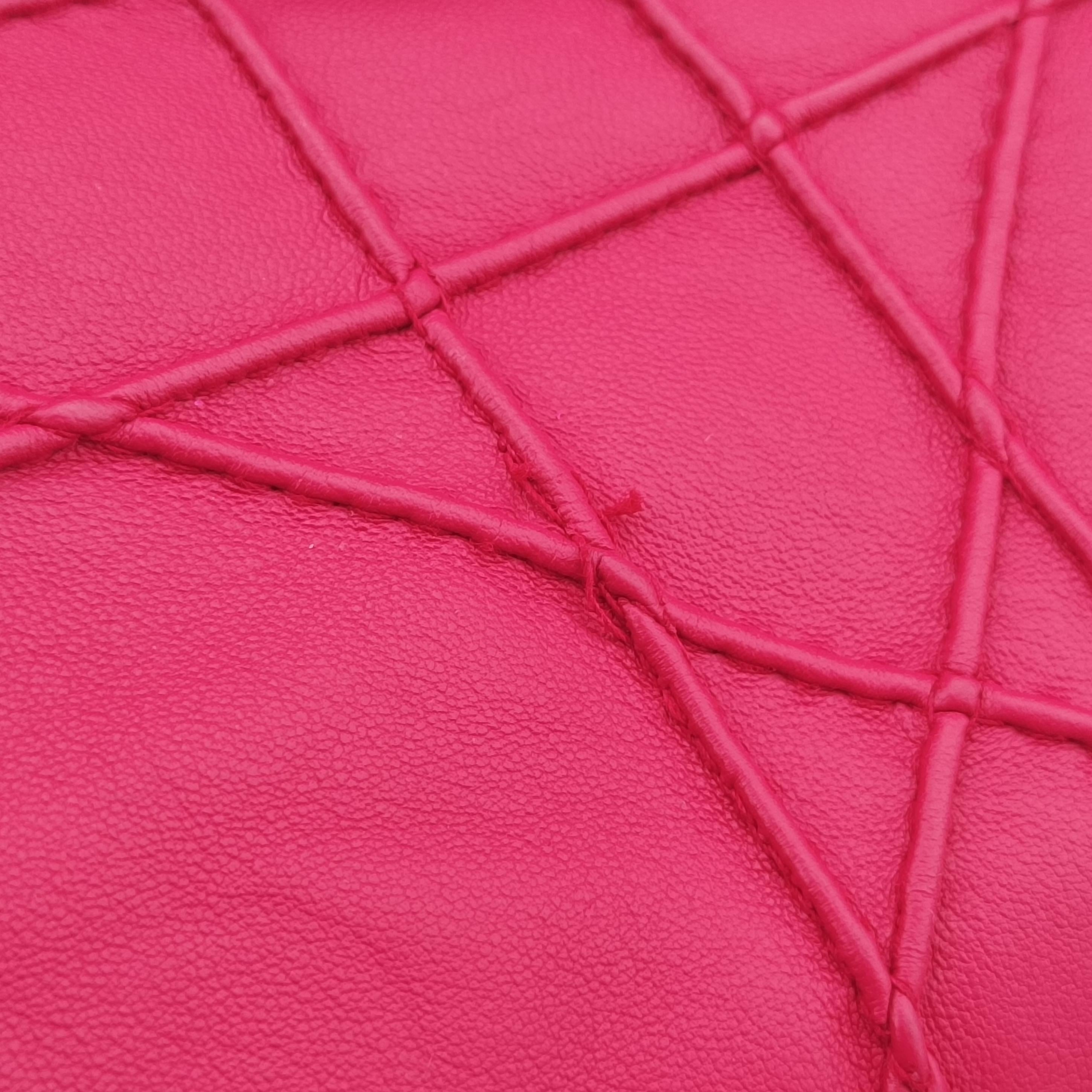 Pre-owned Christian Dior Granville Rose Red lambskin  shoulderbag | stylenewstar