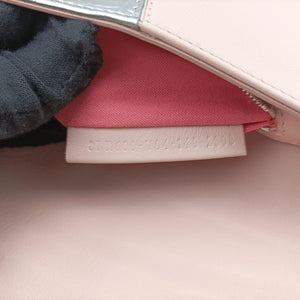 Pre-owned Fendi BAGUETTE Pink×Multicolour Leather 8BR600 handbag | stylenewstar