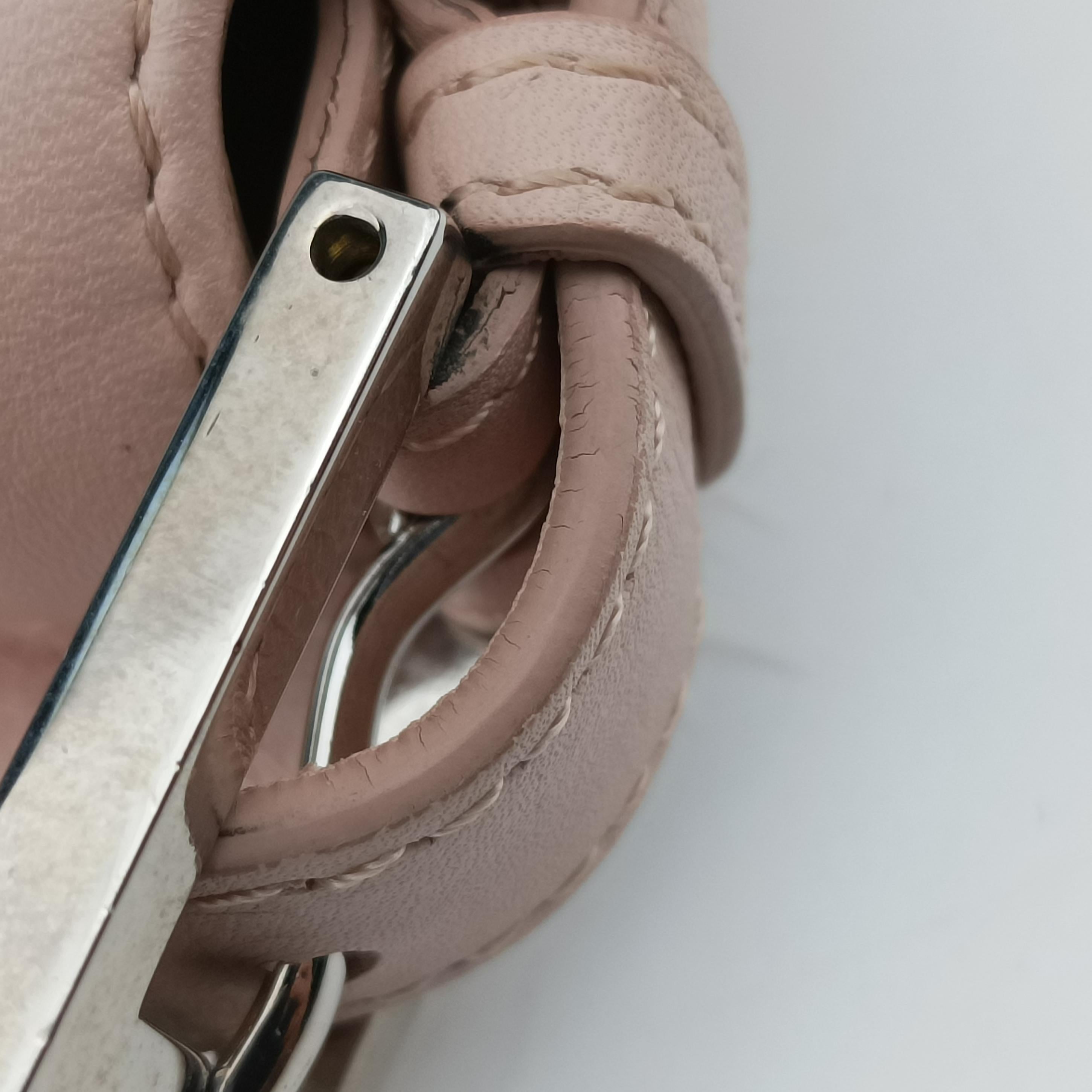 Pre-owned Fendi BAGUETTE Pink×Multicolour Leather 8BR600 handbag | stylenewstar