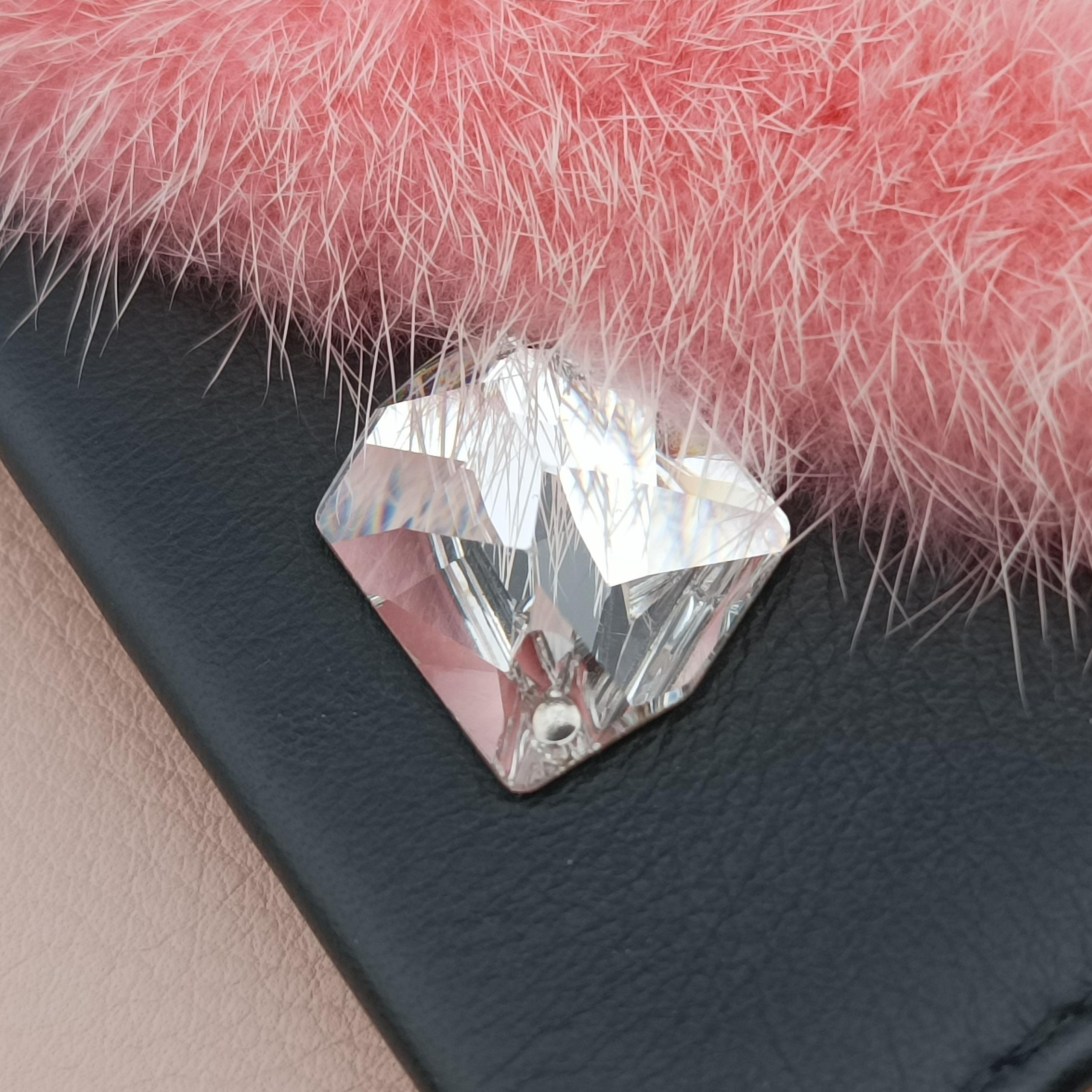 Pre-owned Fendi BAGUETTE Pink×Multicolour Leather 8BR600 handbag | stylenewstar