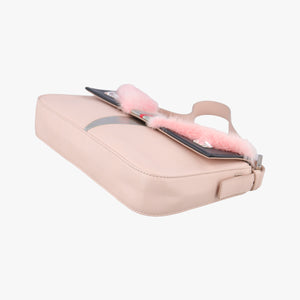 Pre-owned Fendi BAGUETTE Pink×Multicolour Leather 8BR600 handbag | stylenewstar