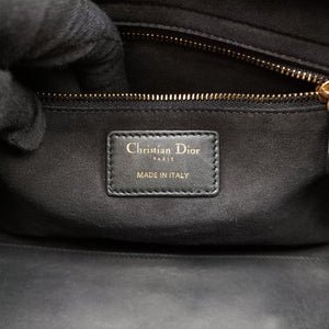 Pre-owned Christian Dior Lady Dior Black×Multicolor Leather  shoulderbag | stylenewstar