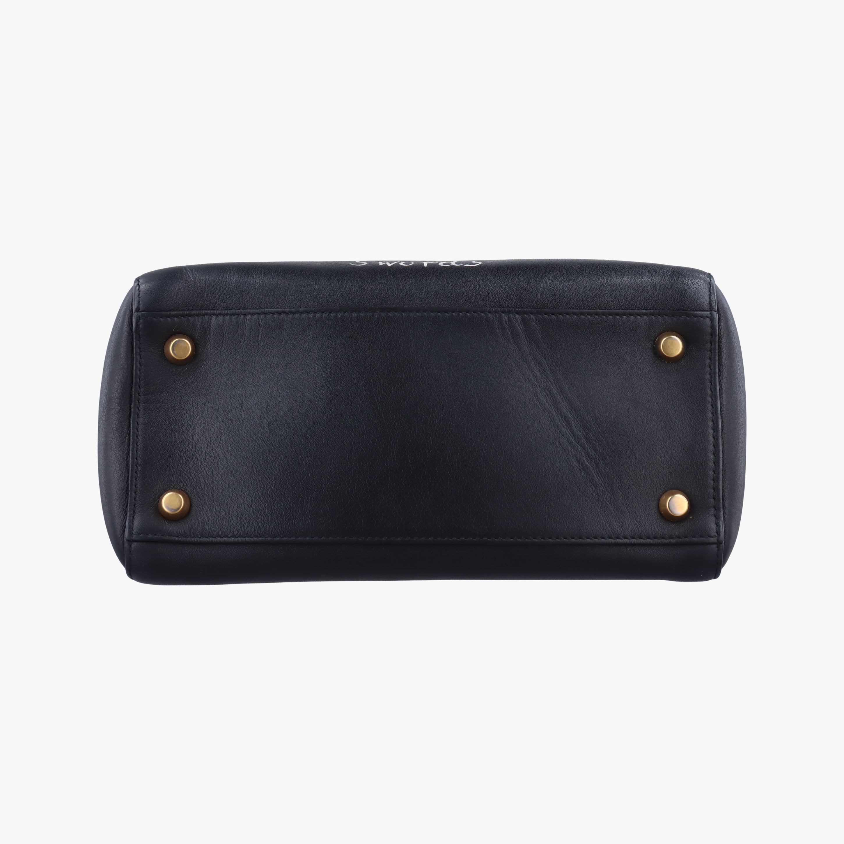 Pre-owned Christian Dior Lady Dior Black×Multicolor Leather  shoulderbag | stylenewstar